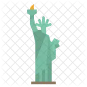 America Statue Liberty Icon