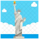 Statue Of Liberty Landmark Monument Icon