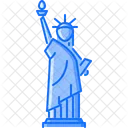 Statue Liberty Sight Icon