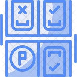 Status de ocupação do estacionamento  Ícone
