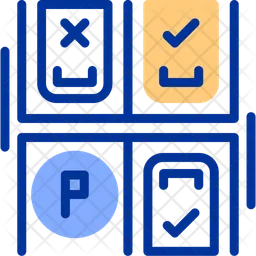 Status de ocupação do estacionamento  Ícone
