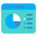 Statistiques Rapport Rapport En Ligne Icône