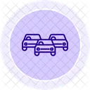 Stau Farbkreis Symbol Symbol