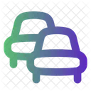 Stau Stau Menschenmenge Symbol