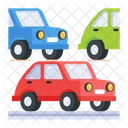 Stau Stau Verkehrsstau Symbol