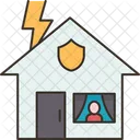 Stay Inside House Icon