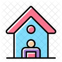 Stay At Home House Home Icon