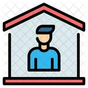 Stay At Home Home House Icon