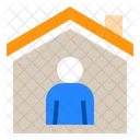 House Avatar Stay At Home Icon