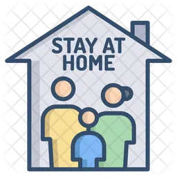 Stay at home  Icon