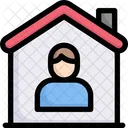 House Quarantine Stay At Home Icon