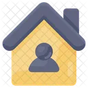 Stay At Home Quarantine Isolation Icon