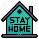 Stay At Home Stay Home Quarantine Icon