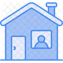Stay At Home House Home Icon