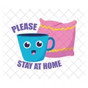 Stay At Home Home House Icon