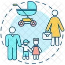 Stay at home dads  Icône
