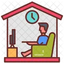 Stay At Home Incubation Isolation 아이콘