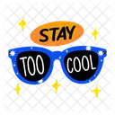 Stay Cool Goggles Glasses Icon