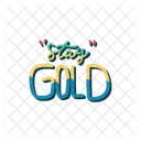 Stay gold  Icon