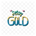 Stay gold  Icon