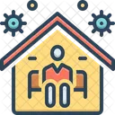 Stay Home Quarantine Stay At Home Icon