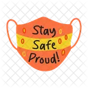 Stay Safe Mask Safety Icon