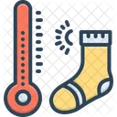Staying Warm Staying Temperature Icon