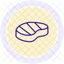 Steak Farbkreis Symbol Icon