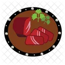 Steak Barbecue Grill Icon