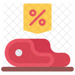 Steak Discount  Icon