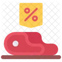 Discount Steak Butcher Icon