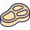 Porc Viande De Jambon Gammon Icône