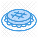 Steak Pie Cake Icon