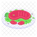 Pork Steak Steak Food Icon