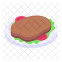 Pork Ham Meat Gammon Icône