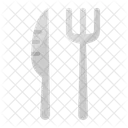 Steak Knife Fork Meat Icon