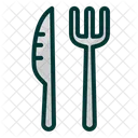 Steak Knife Fork Meat Icon