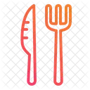 Steak Knife Fork Meat Icon