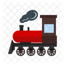 Steam Train Transportation Icon
