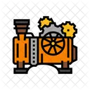Steam Engine Steampunk Symbol