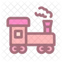 Steam Engine Travel Transportation Icon