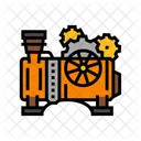 Steam Engine Steampunk Icône