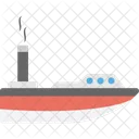 Steamboat Boat Ship Icon