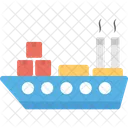 Steamboat Boat Ship Icon