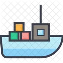 Steamboat Steamship Boat Icon