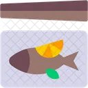 Steamed Fish Eat Sea Life Icon