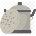 Steamer Pot Cooking Icon