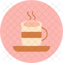 Steaming Coffee Tea Icon