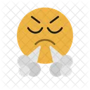 Steaming Angry Emoji Symbol