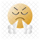 Steaming Angry Emoji Icon